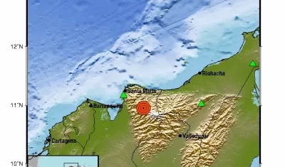 Sismo en Ciénaga.