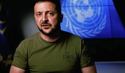 El presidente ucraniano, Volodímir Zelenski.