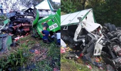 Lugar del accidente.