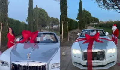 El carro que le dio Gerogina a Cristiano. 