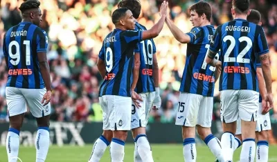 Muriel marcó el primer gol del Atalanta.