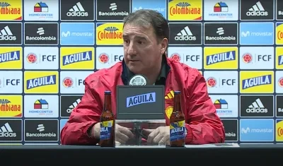 Néstor Lorenzo, director técnico de la Selección Colombia.