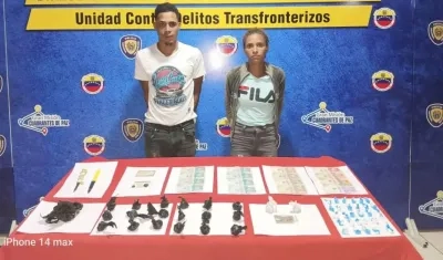 Capturados por la Policía. 