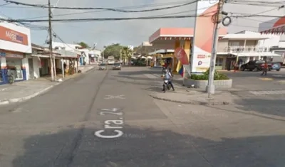 Lugar donde ocurrieron los hechos en el barrio Montes. 