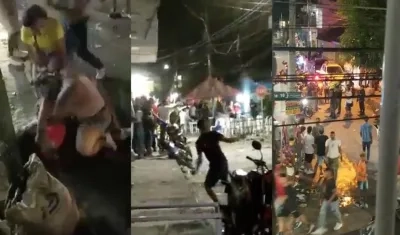 Batalla campal en Malambo. 