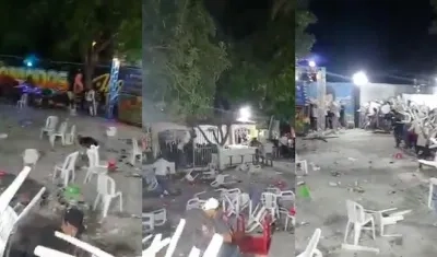 Batalla campal en Santa Marta. 