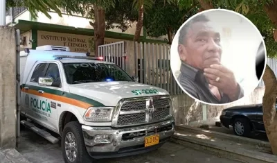 El cuerpo de Antonio Alian Esquivel fue llevado a Medicina Legal. 