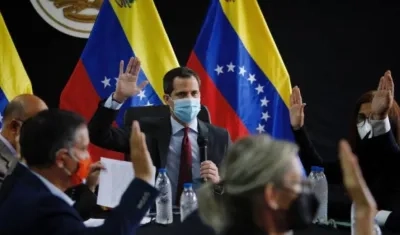 El líder opositor de Venezuela Juan Guaidó.