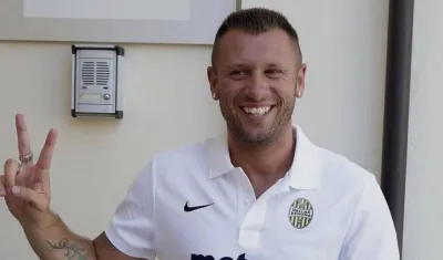 Antonio Cassano, exjugador italiano. 
