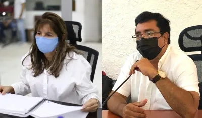 Lourdes López y Richard Fernández.