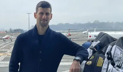 Novak Djokovic, tenista serbio. 