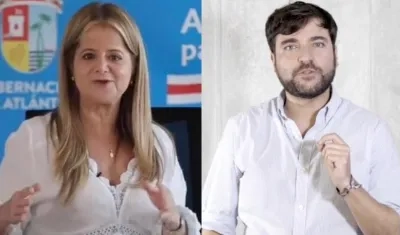 La Gobernadora Elsa Noguera y el Alcalde Jaime Pumarejo.