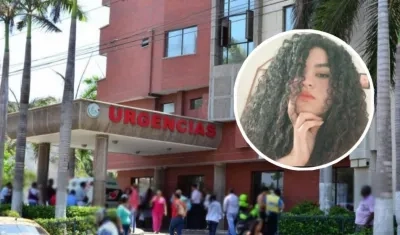 Shirley Lorena Tovio sigue internada en la Clínica General del Norte. 