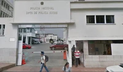 Comando de la Policía de Sucre, en Sincelejo. 