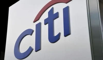 Vista general del logo de Citigroup.