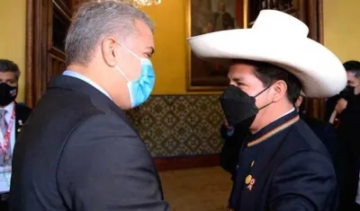 Iván Duque y Pedro Castillo.