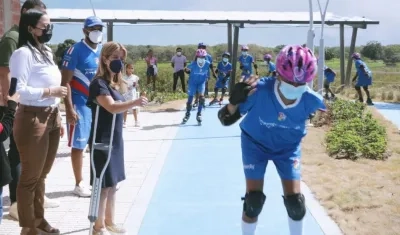 La Gobernadora del Atlántico, Elsa Noguera.