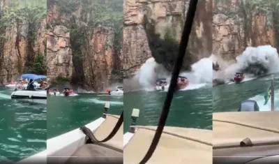 En un sitio turístico de Brasil, en Minas Gerais, ocurrió la tragedia.