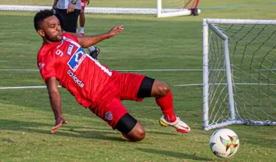 Miguel Ángel Borja, delantero de Junior. 
