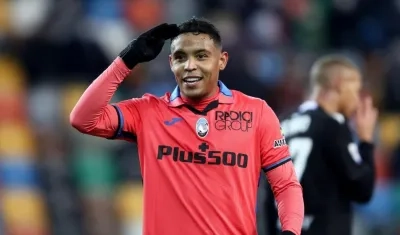 Luis Fernando Muriel, jugador colombiano. 