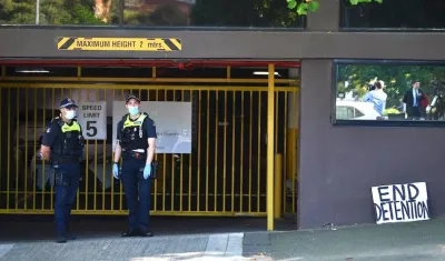 Lugar donde se encuentra el tenista serbio.