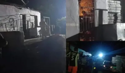 Lugar de los hechos en la vereda El Salón, Zona Bananera.