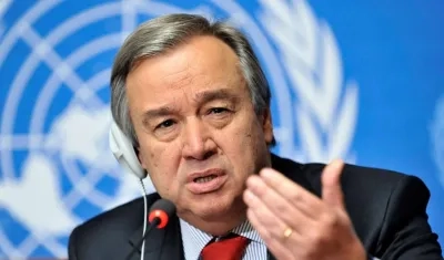 António Guterres, secretario general de la ONU.