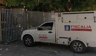 El cuerpo fue llevado por el CTI de la Fiscalía a Medicina Legal. 