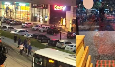 Sector de los hechos en Plaza del Parque.