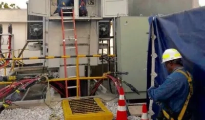 Personal especializado hará trabajos en la Subestación 20 de Julio.