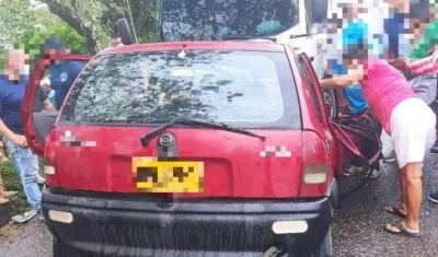 Escena del accidente