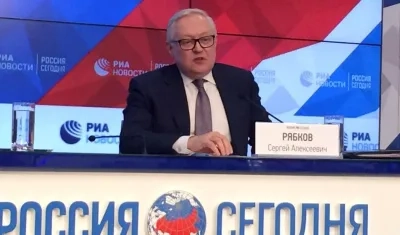 Serguéi Riabkov, viceministro de Exteriores ruso.