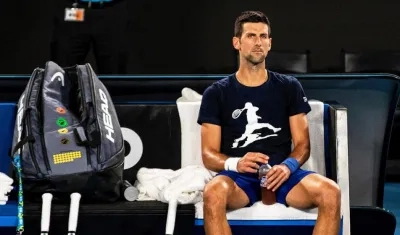 El tenista serbio Novak Djokovic.