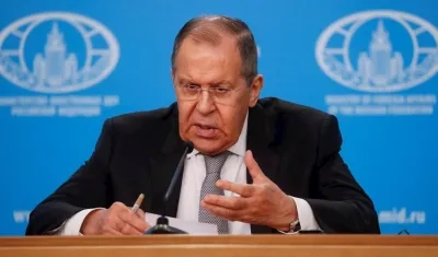 El ministro ruso de Exteriores, Serguéi Lavrov.