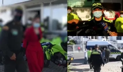 Concejala capturada en Cartagena con 1 kilo de cloridrato de cocaína.