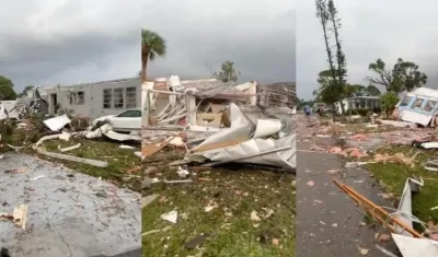 Imágenes de las afectaciones.