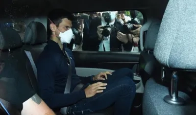 El tenista serbio Novak Djokovic.