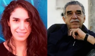 Indira Cato y Gabriel García Márquez.