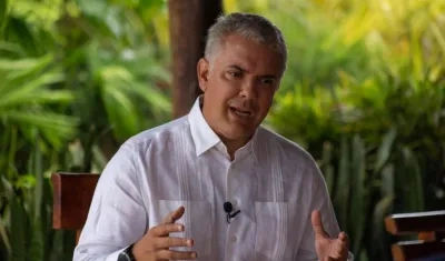 Iván Duque, presidente de Colombia. 