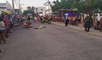 El reciclador murió en el lugar de los hechos. 