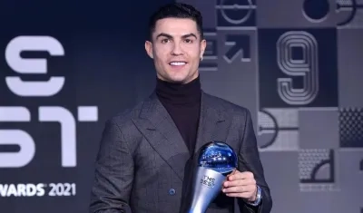 Cristiano Ronaldo, delantero portugués. 