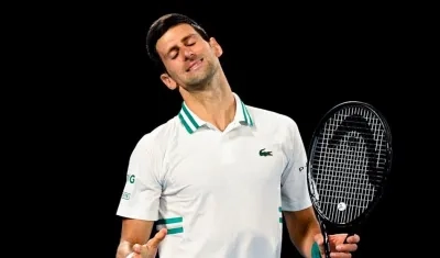 El tenista serbio Novak Djokovic.