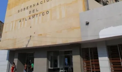 Fachada de la Gobernación del Atlántico.