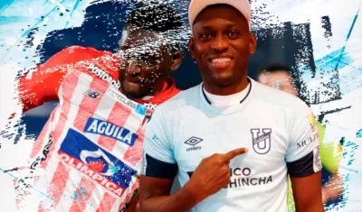 Cristian Martínez Borja, exdelantero de Junior. 