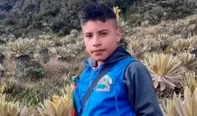 El niño ambientalista Breiner David Cucuñame.