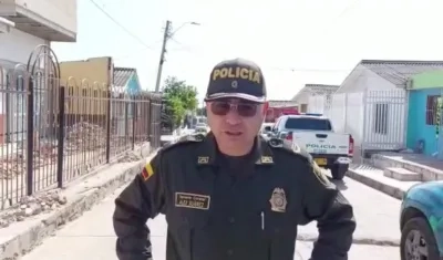 Teniente coronel Alex Suárez. 