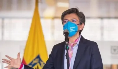 Claudia López, alcaldesa de Bogotá. 