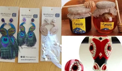 Algunos de los productos.