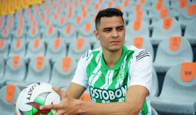 Giovanni Moreno, jugador de Atlético Nacional. 
