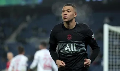 Kylian Mbappé, delantero francés. 